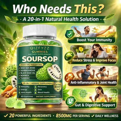 [BUY 1 GET 1 FREE] 20-Herb Soursop Immune Support Capsules