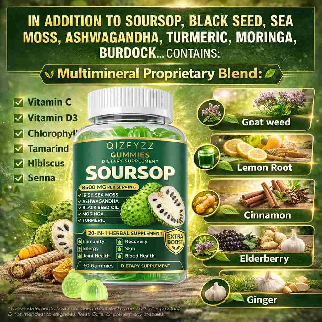 [BUY 1 GET 1 FREE] 20-Herb Soursop Immune Support Capsules