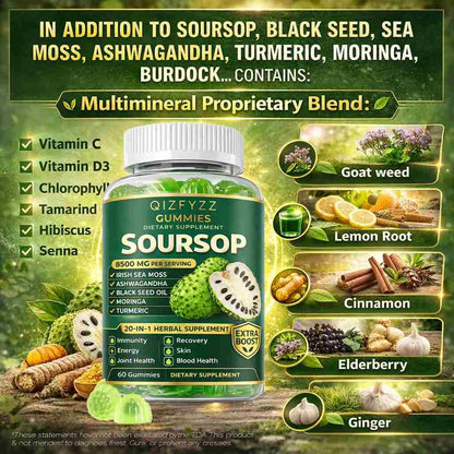 [BUY 1 GET 1 FREE] 20-Herb Soursop Immune Support Capsules