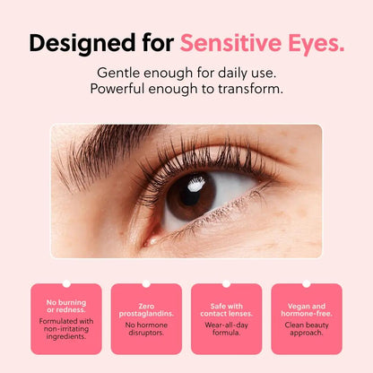 Long & Lush: Natural Eyelash Growth Serum