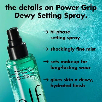 Lock Your Look: Makeup-Gripping Dewy Setting Spray