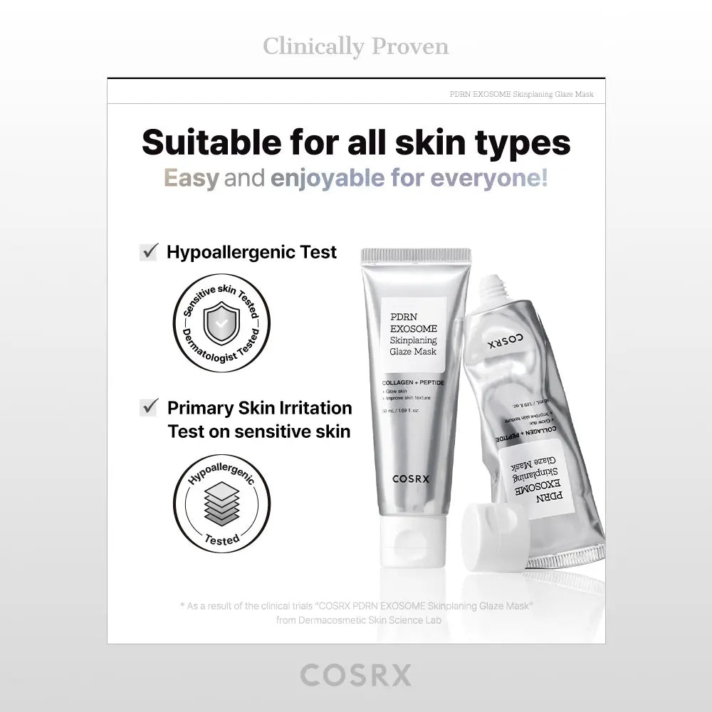 Smoother, Glass-Like Glow: PDRN Exosome Skin-Planing Mask