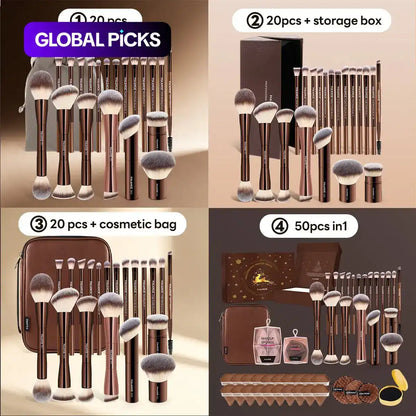 Professional Multi-Functional Soft Makeup Brush Set