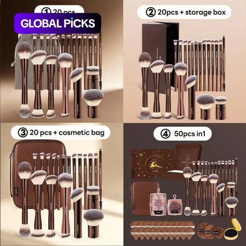 Professional Multi-Functional Soft Makeup Brush Set