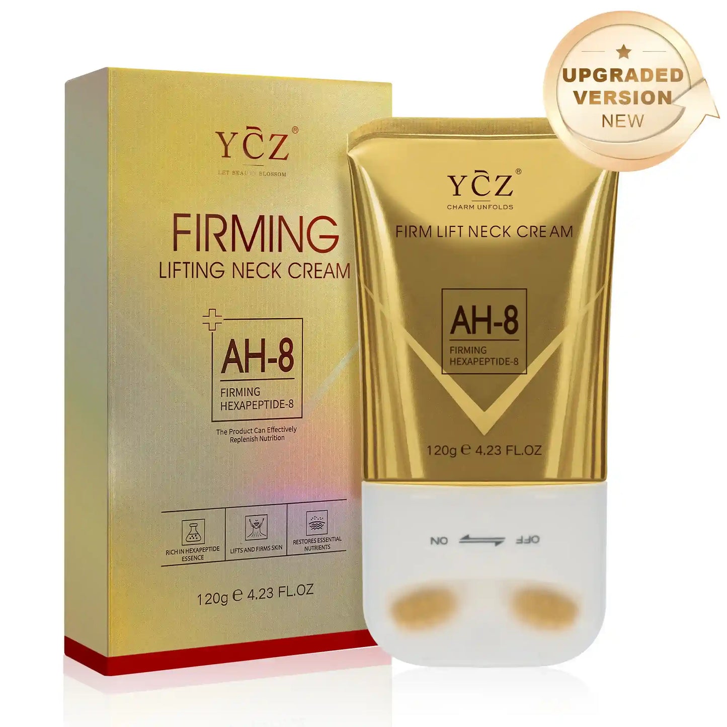 Erase Crepey Skin: Upgraded Hexapeptide Neck & Body Firming Cream