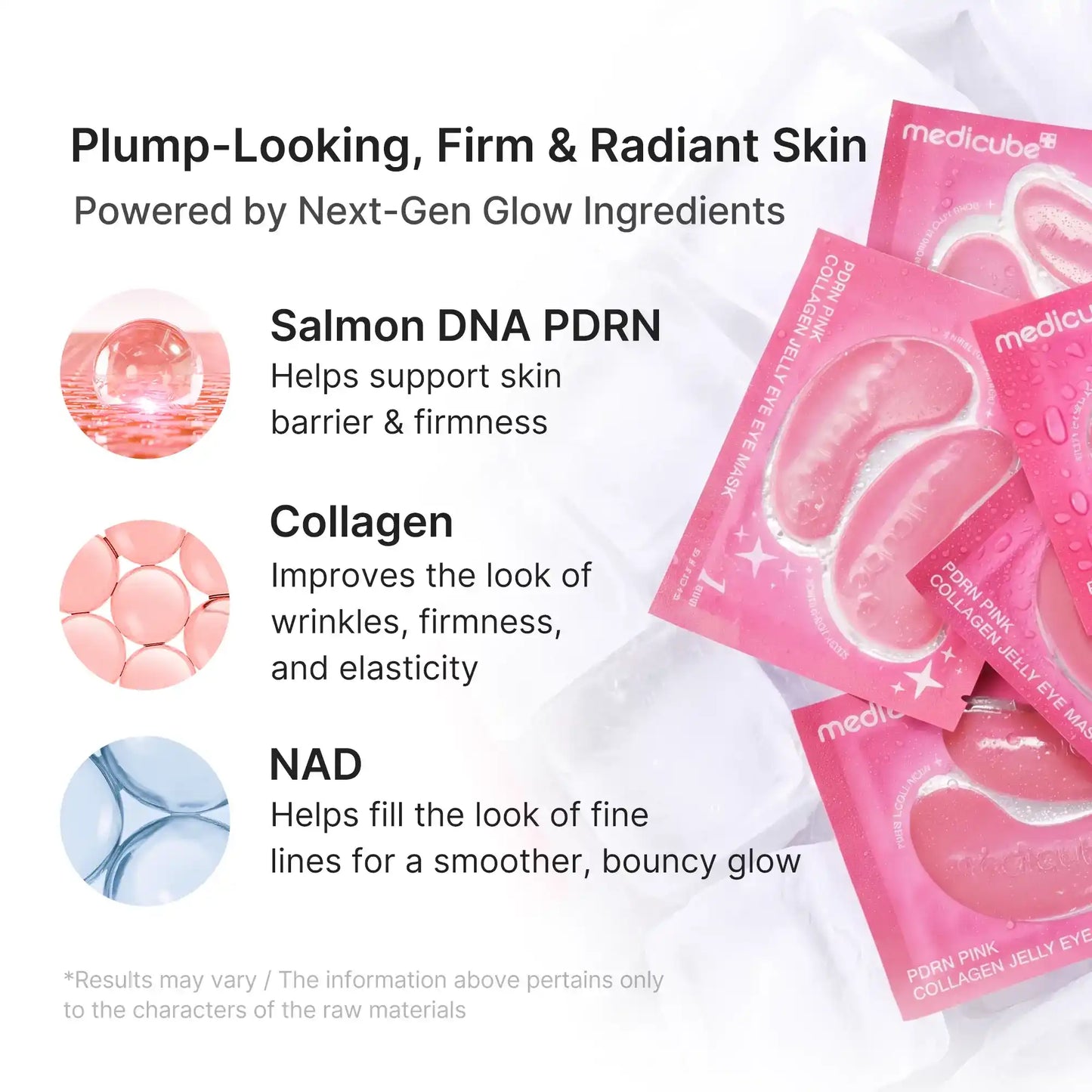 Instant Depuffing & Wrinkle-Erasing Collagen Hydrogel Eye Patches