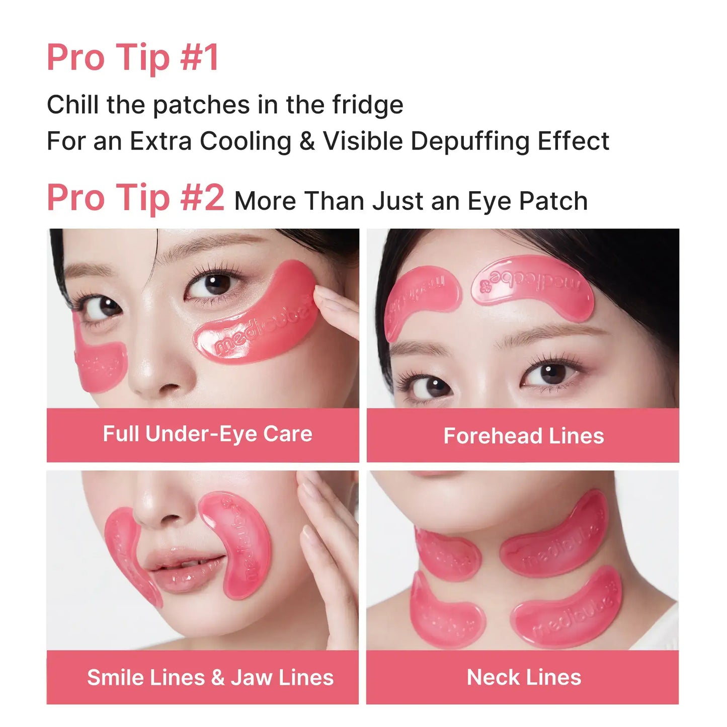 Instant Depuffing & Wrinkle-Erasing Collagen Hydrogel Eye Patches