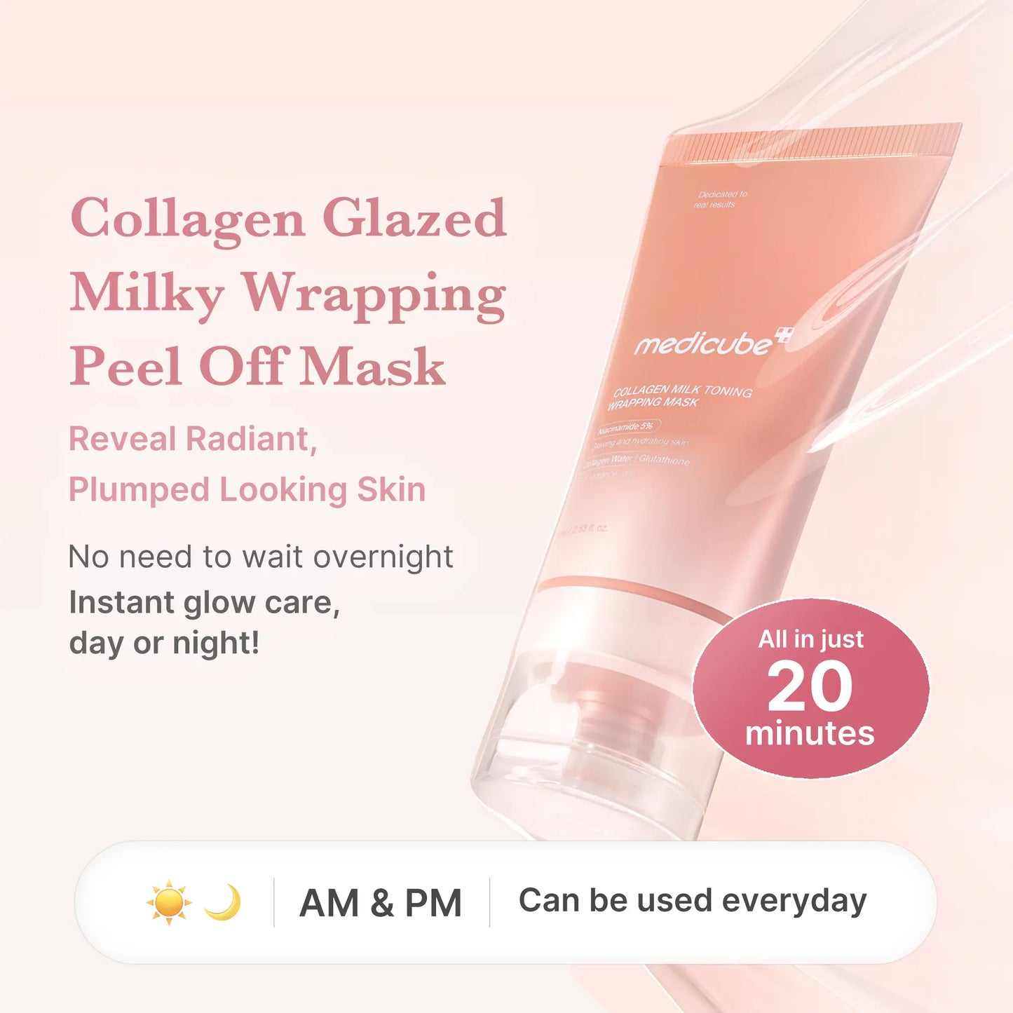Double-Glow Collagen Milky Serum for Instant Glass Skin