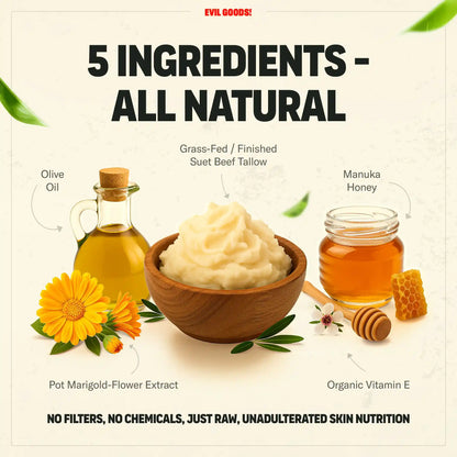 Whipped Tallow & Honey Skin Repair Balm
