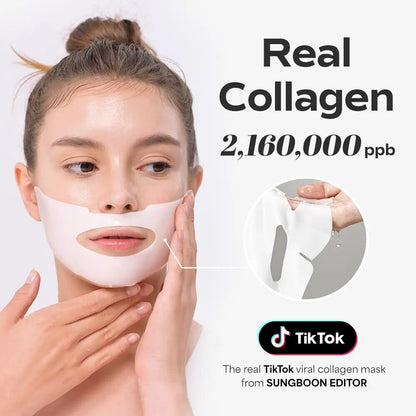 Melts Into Skin Overnight: Low-Molecular Deep Collagen Facial Mask