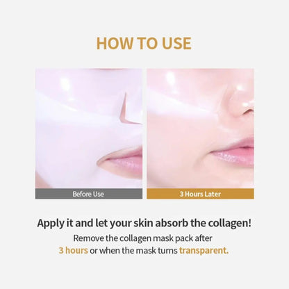 Melts Into Skin Overnight: Low-Molecular Deep Collagen Facial Mask
