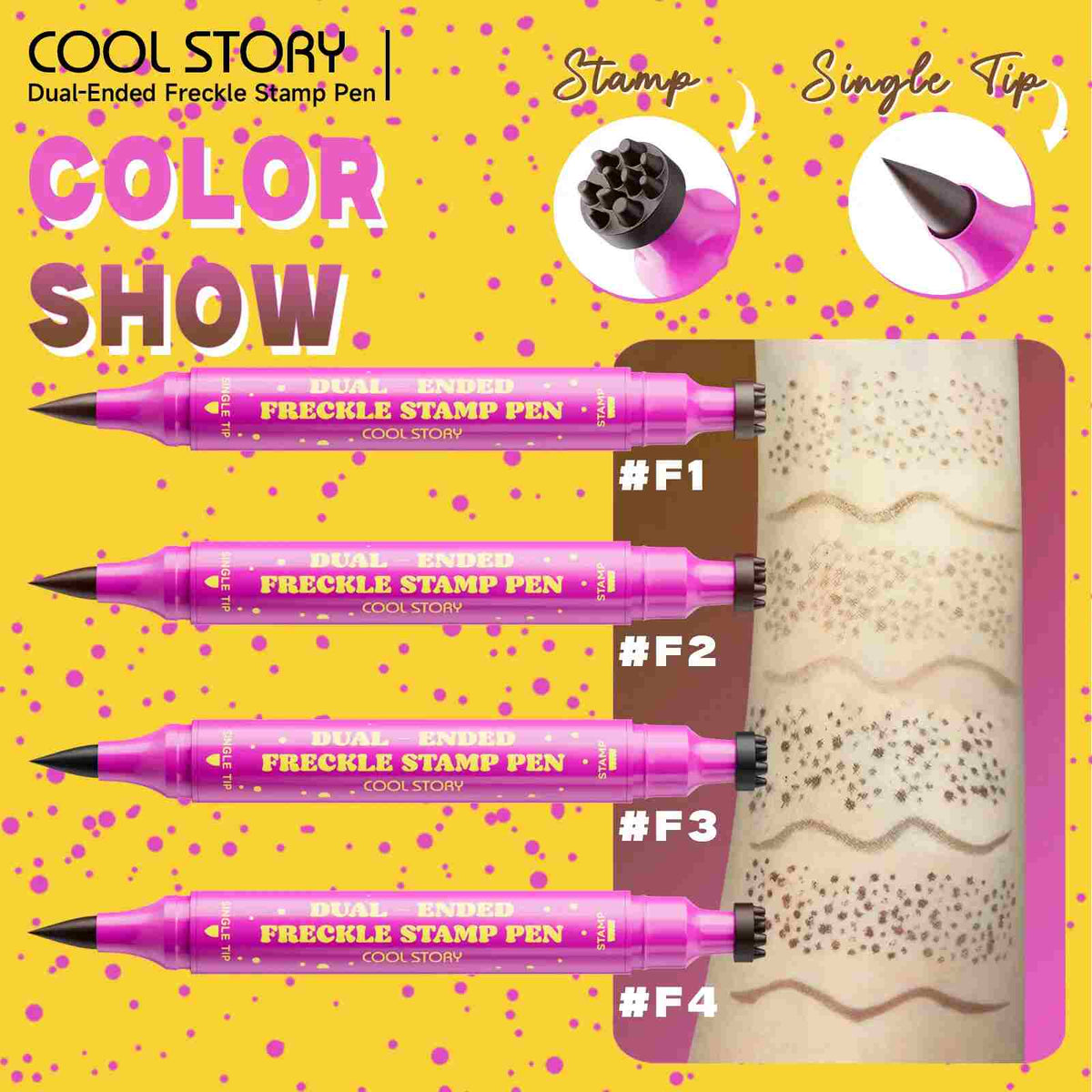 Waterproof Dual-Ended Freckle Pen