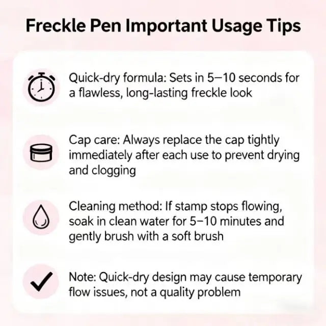 Waterproof Dual-Ended Freckle Pen