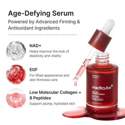 Recharge Cellular Energy & Firm Skin With Advanced NAD+ EGF Youth Serum