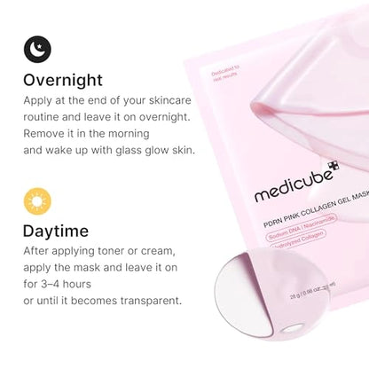 PDRN Pink Collagen Gel Mask (4 sheets)