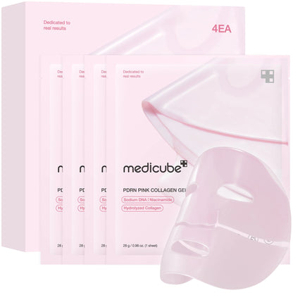 PDRN Pink Collagen Gel Mask (4 sheets)