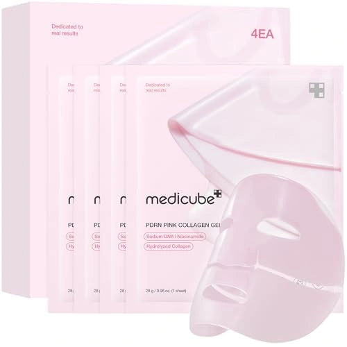 PDRN Pink Collagen Gel Mask (4 sheets)