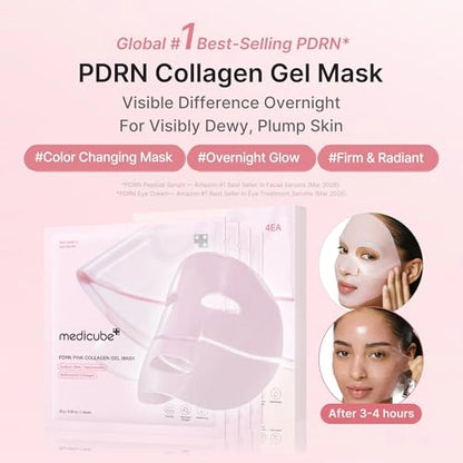 PDRN Pink Collagen Gel Mask (4 sheets)
