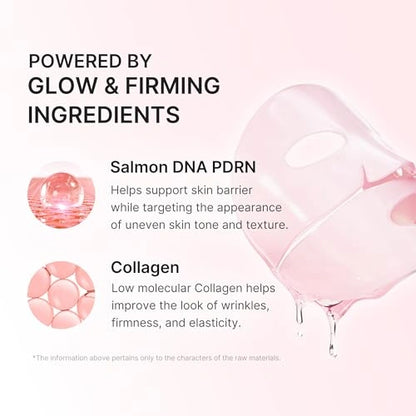 PDRN Pink Collagen Gel Mask (4 sheets)