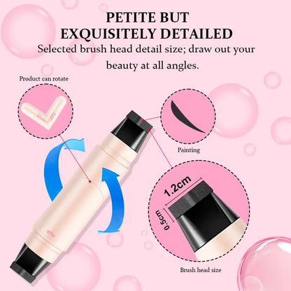 Dual-Head Rotating Winged Eyeliner Stamp Pen
