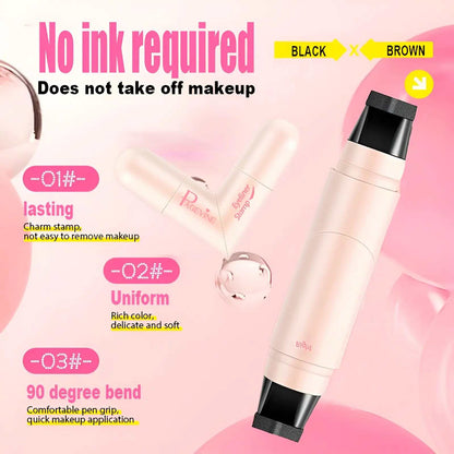 Dual-Head Rotating Winged Eyeliner Stamp Pen