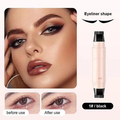 Dual-Head Rotating Winged Eyeliner Stamp Pen