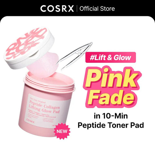Pink Peptide Collagen Serum Pads: Lift, Firm & Instant Glow