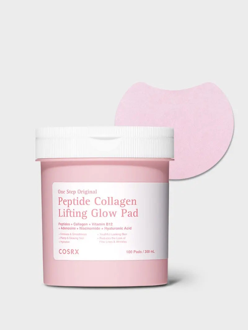 Pink Peptide Collagen Serum Pads: Lift, Firm & Instant Glow