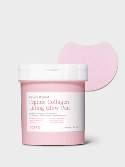 Pink Peptide Collagen Serum Pads: Lift, Firm & Instant Glow
