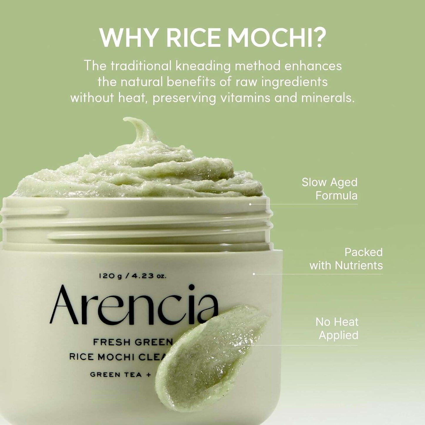 Green Rice Fresh Mochi Cleanser: Deep Pore Detox & Glass Skin Radiance