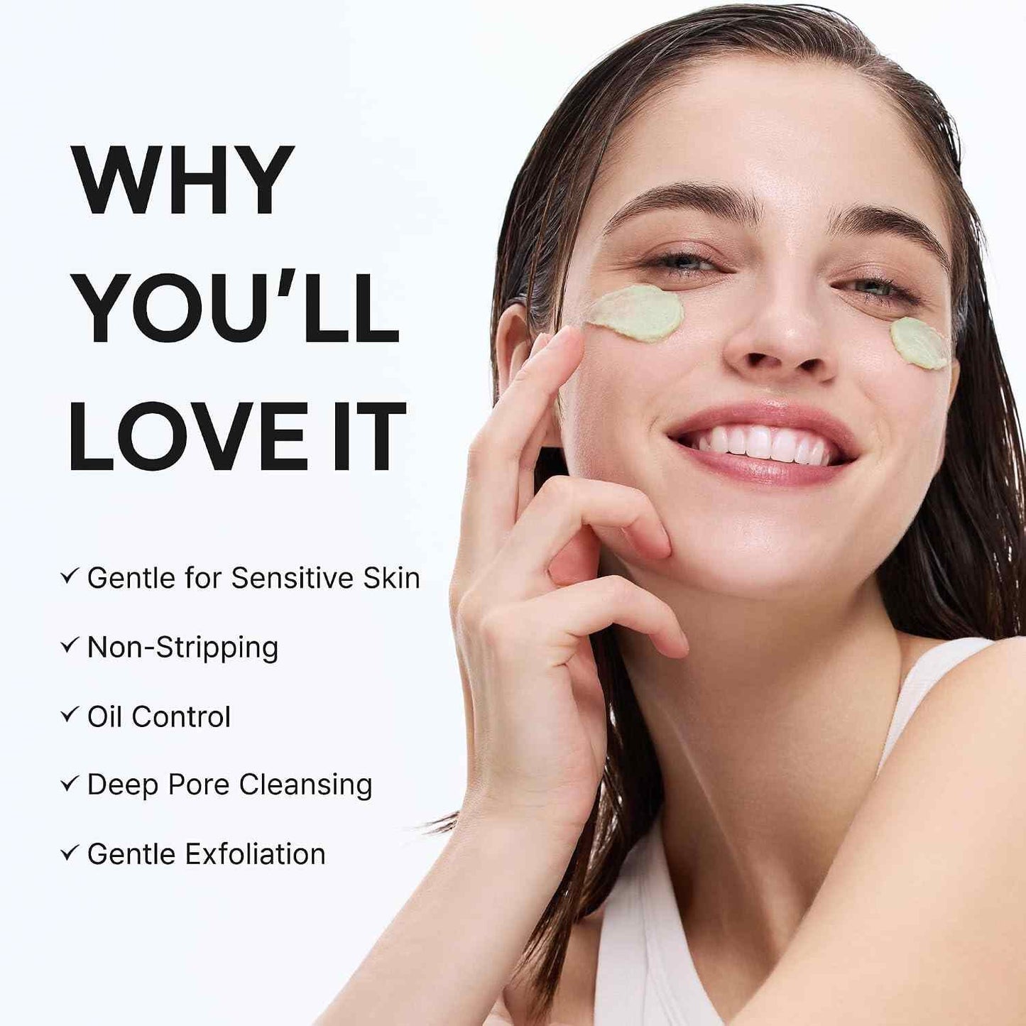 Green Rice Fresh Mochi Cleanser: Deep Pore Detox & Glass Skin Radiance