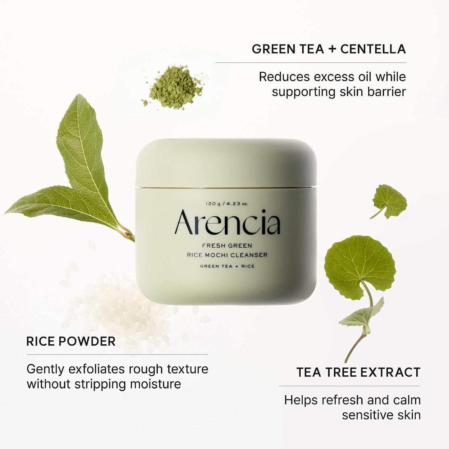 Green Rice Fresh Mochi Cleanser: Deep Pore Detox & Glass Skin Radiance