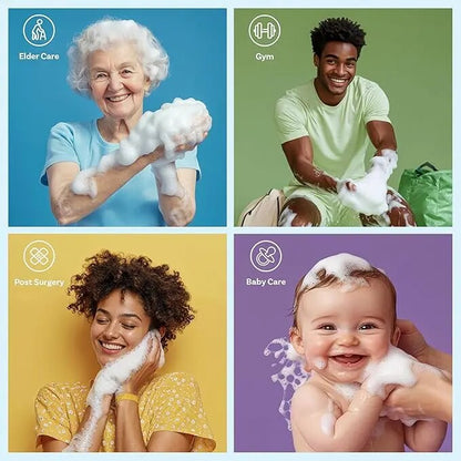 [BUY 2 GET 1 FREE] Rinse-Free Bathing Wipes