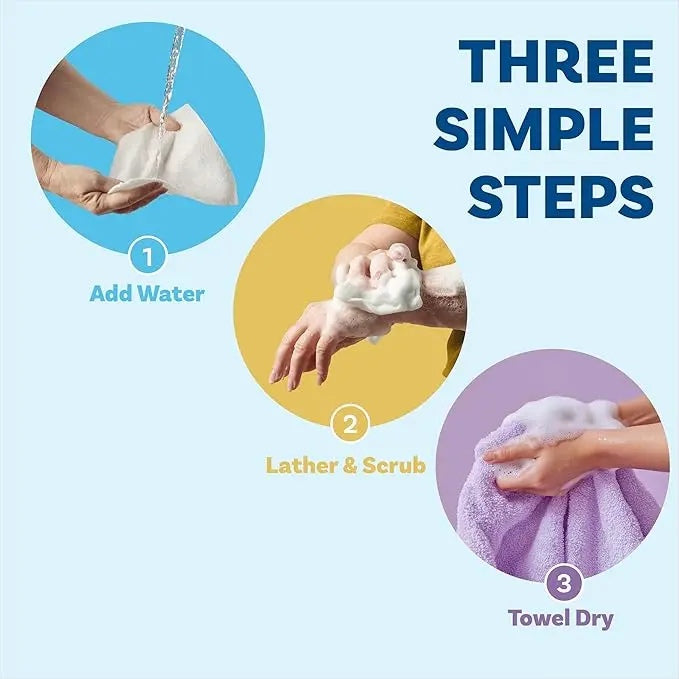 [BUY 2 GET 1 FREE] Rinse-Free Bathing Wipes