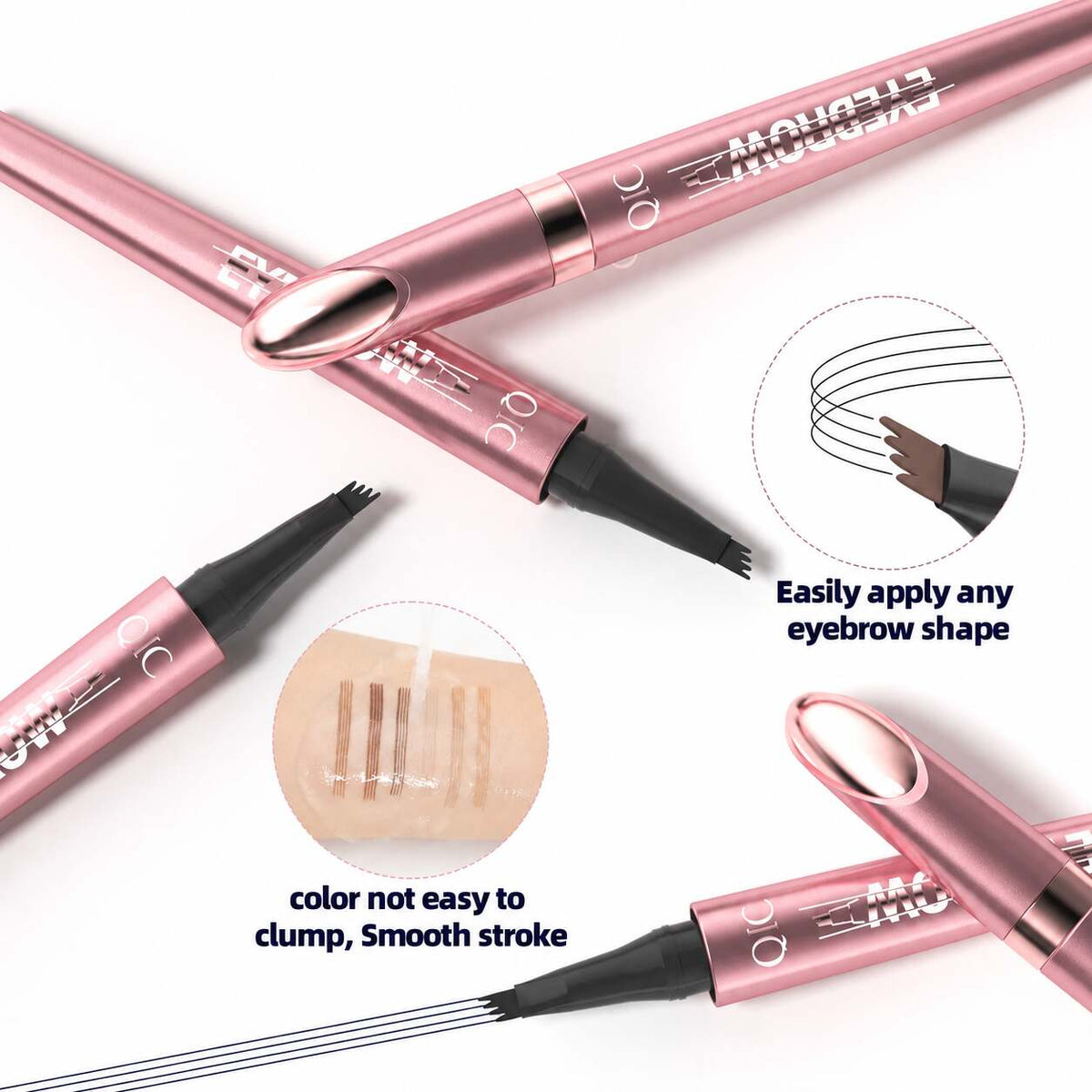 [BUY 1 GET 1 FREE] Waterproof 4-Tip Microblading Brow Pen