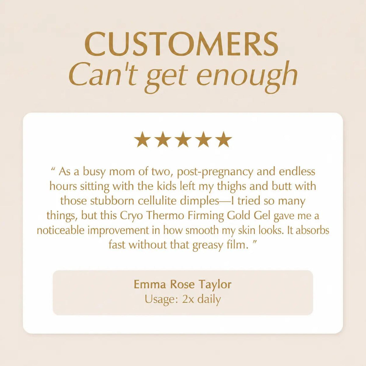 Cryo-Thermo Firming Body Sculpting Cream