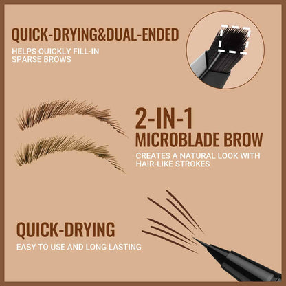 [BUY 1 GET 1 FREE] Waterproof Dual-Ended Microblading Brow Pen
