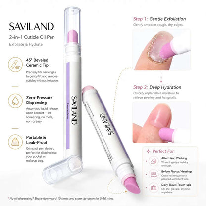 [BUY 1 GET 1 FREE] 45° Ceramic Cuticle Remover Pen