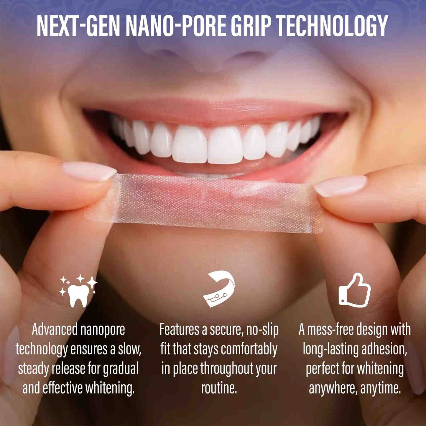 [BUY 1 GET 1 FREE] 7-Day Non-Slip Whitening Strips