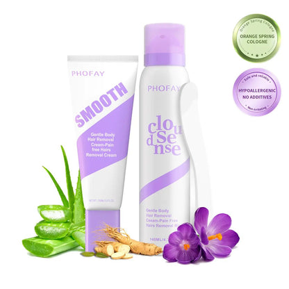 Gentle Bikini Hair Removal Spray for Sensitive Skin