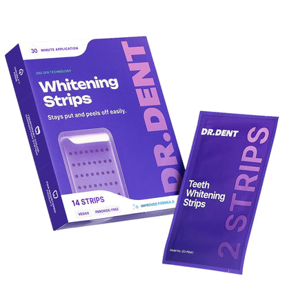 Peroxide-Free Purple Teeth Whitening Strips