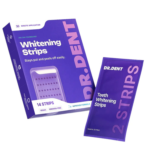 Peroxide-Free Purple Teeth Whitening Strips