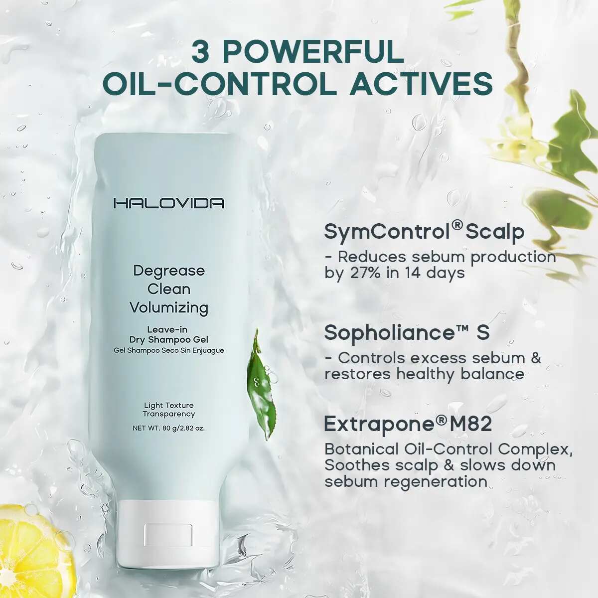 Oil-Control Volumizing Dry Shampoo Gel