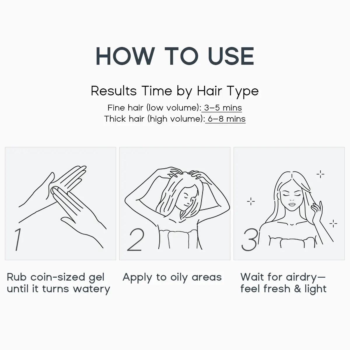 Oil-Control Volumizing Dry Shampoo Gel