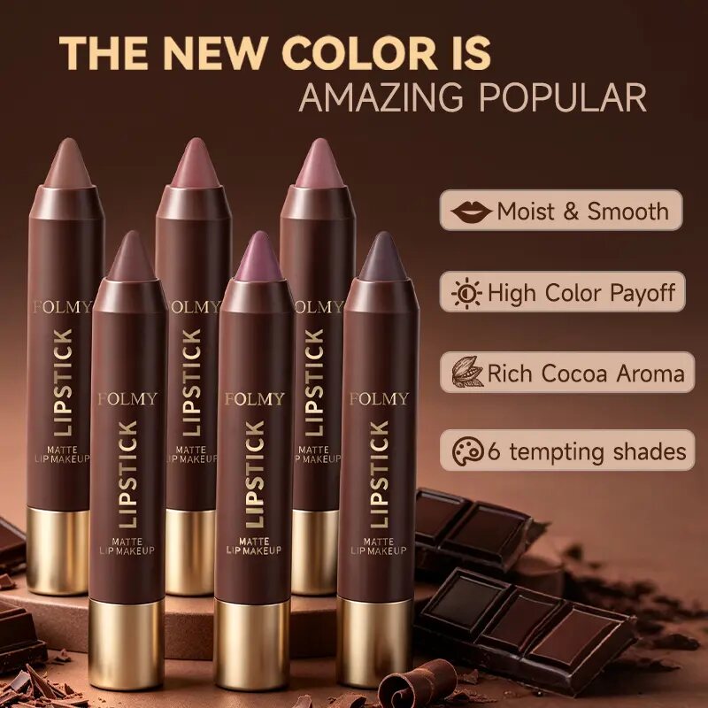 Waterproof Matte Brown Lipstick