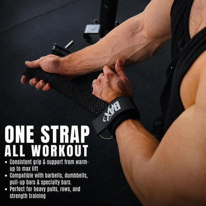 Maximum Grip Heavy-Duty Weightlifting Straps