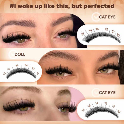 Wispy Manga Lash Clusters