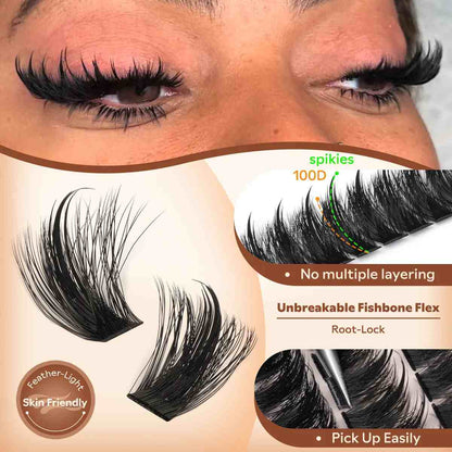 Wispy Manga Lash Clusters