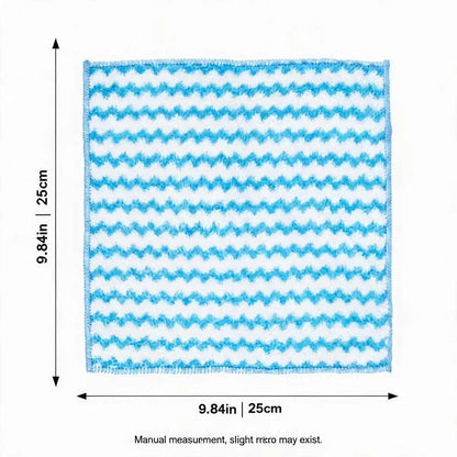 Single-Color Microfiber Cleaning Cloths 50-Pack