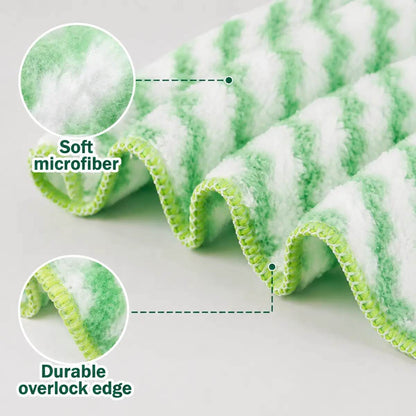 Single-Color Microfiber Cleaning Cloths 50-Pack